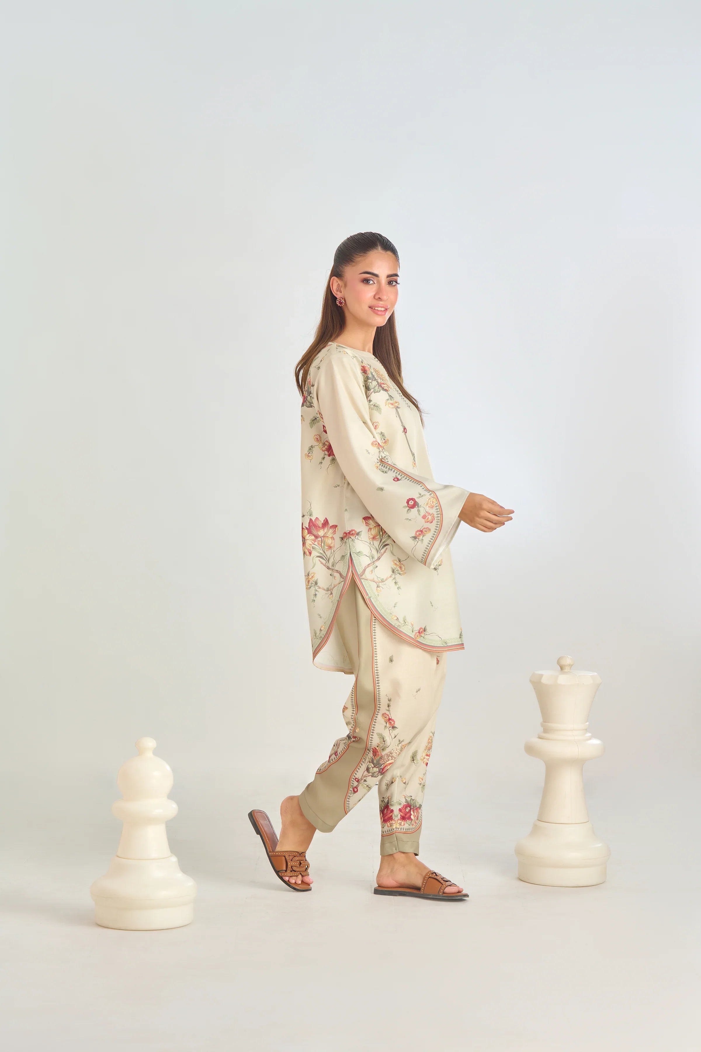 Floral Print 2-Piece Suit for Women – KC-00136