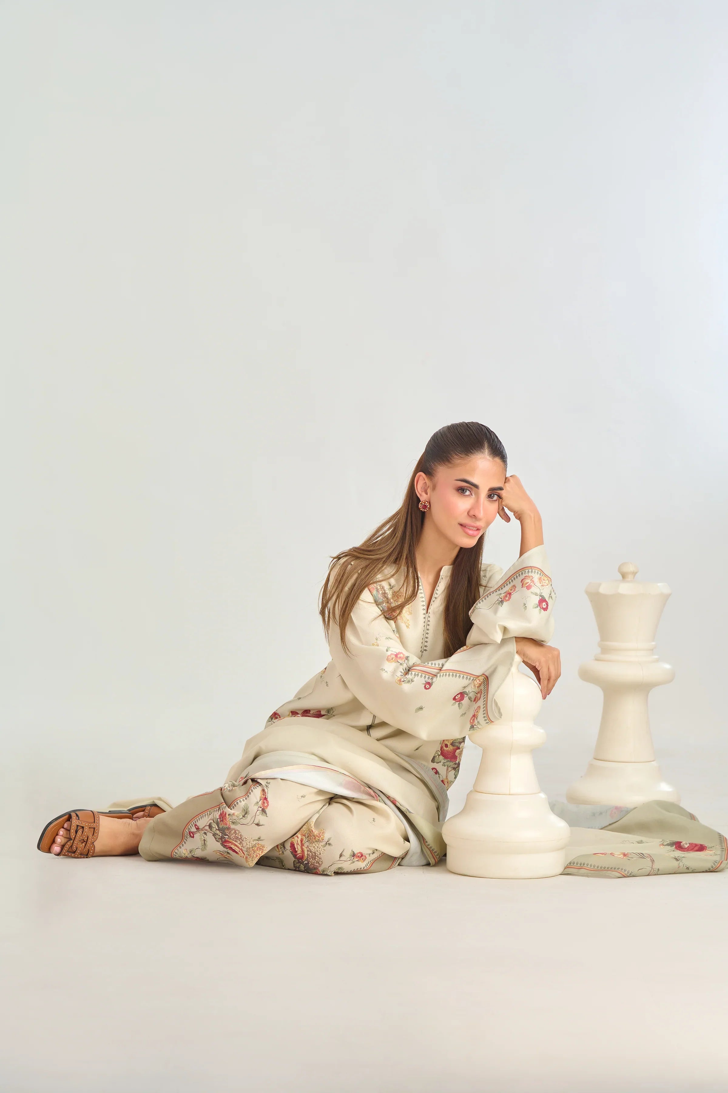 Floral Print 2-Piece Suit for Women – KC-00136