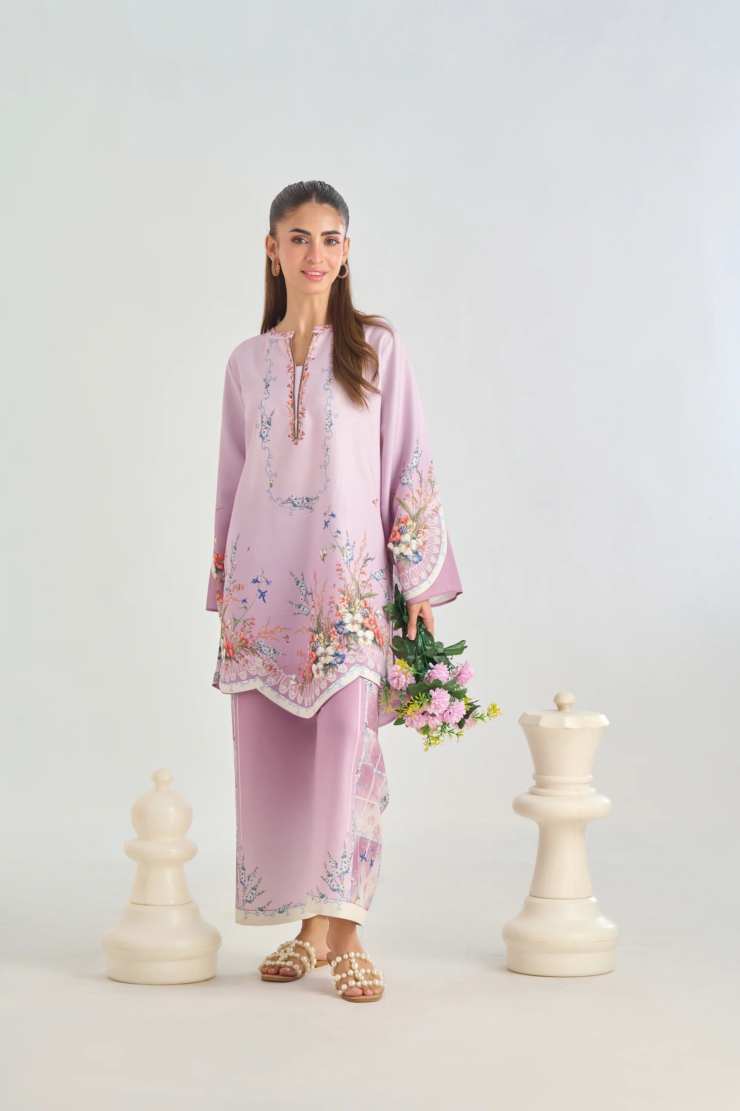 Floral Print 2-Piece Suit for Women – KC-00133
