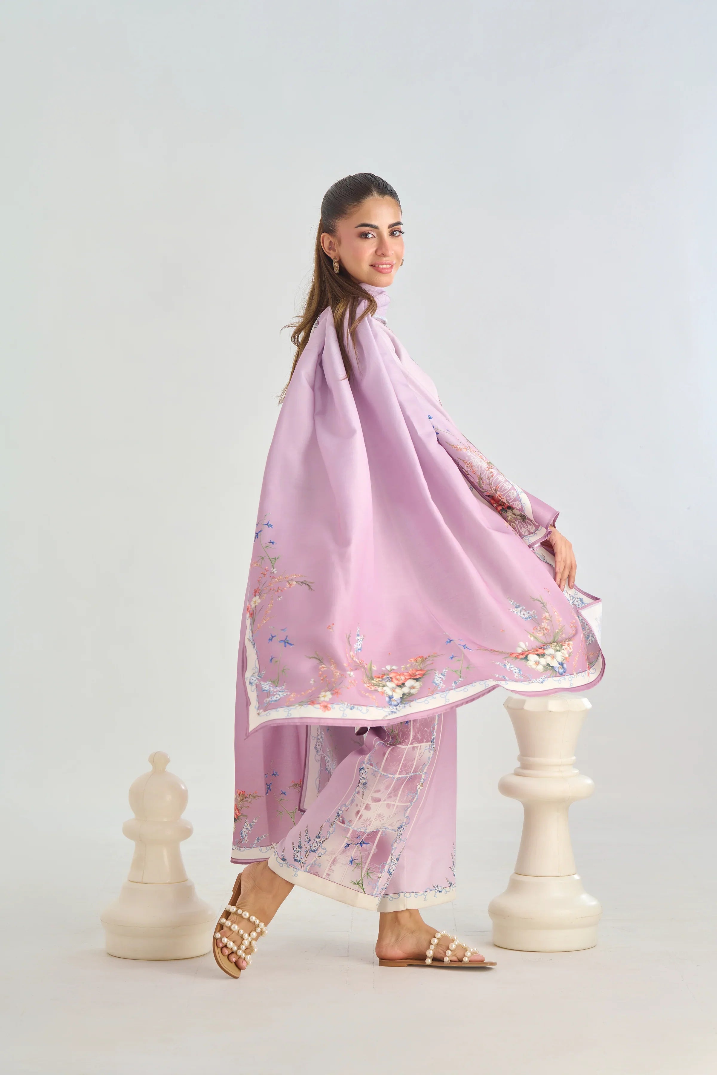 Floral Print 2-Piece Suit for Women – KC-00133