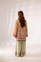 White Floral Print 2-Piece Suit for Women – KC-00105