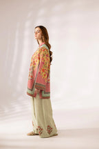 White Floral Print 2-Piece Suit for Women – KC-00105