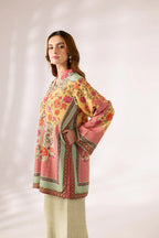 White Floral Print 2-Piece Suit for Women – KC-00105