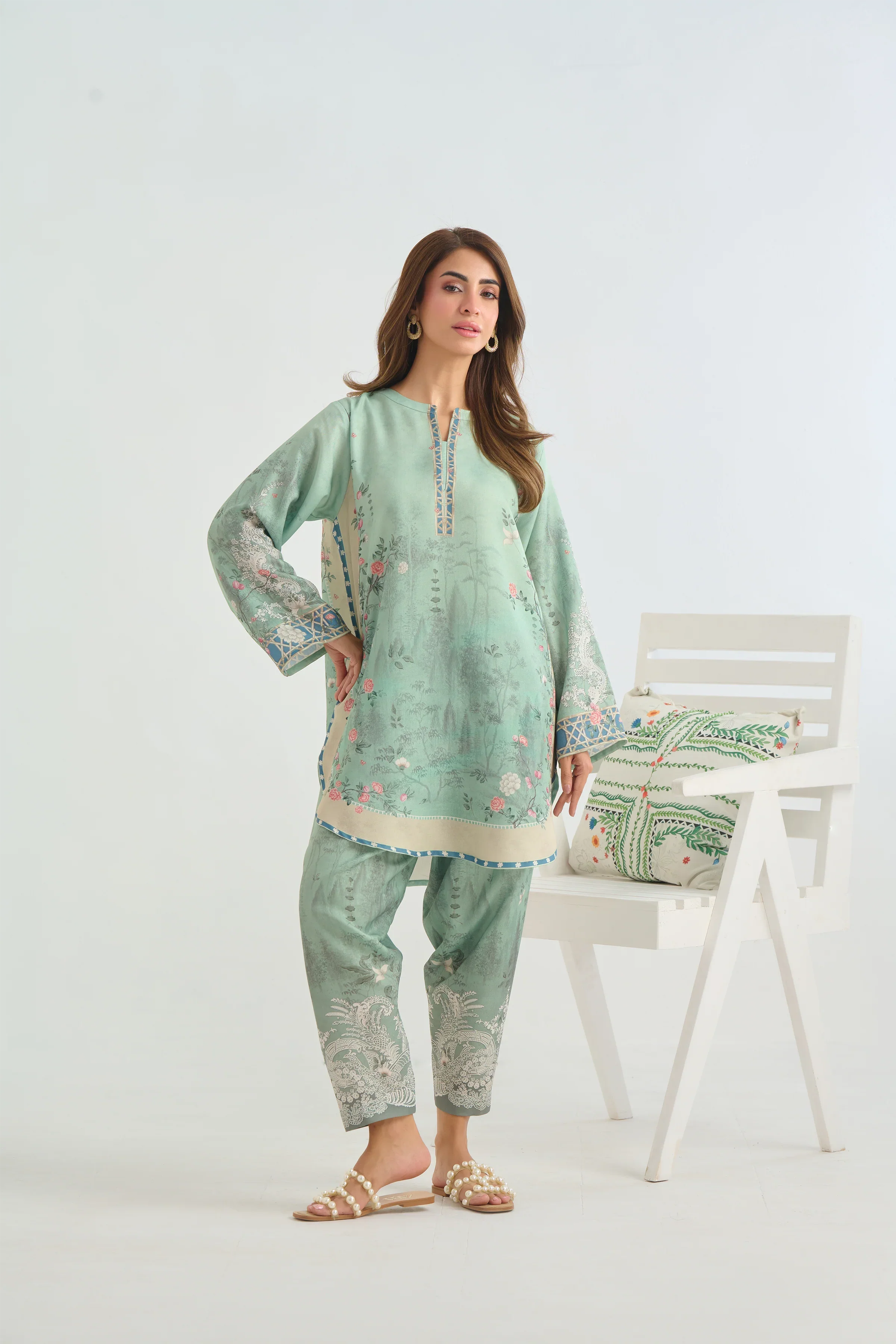 Floral Print 2-Piece Suit for Women – KC-00137