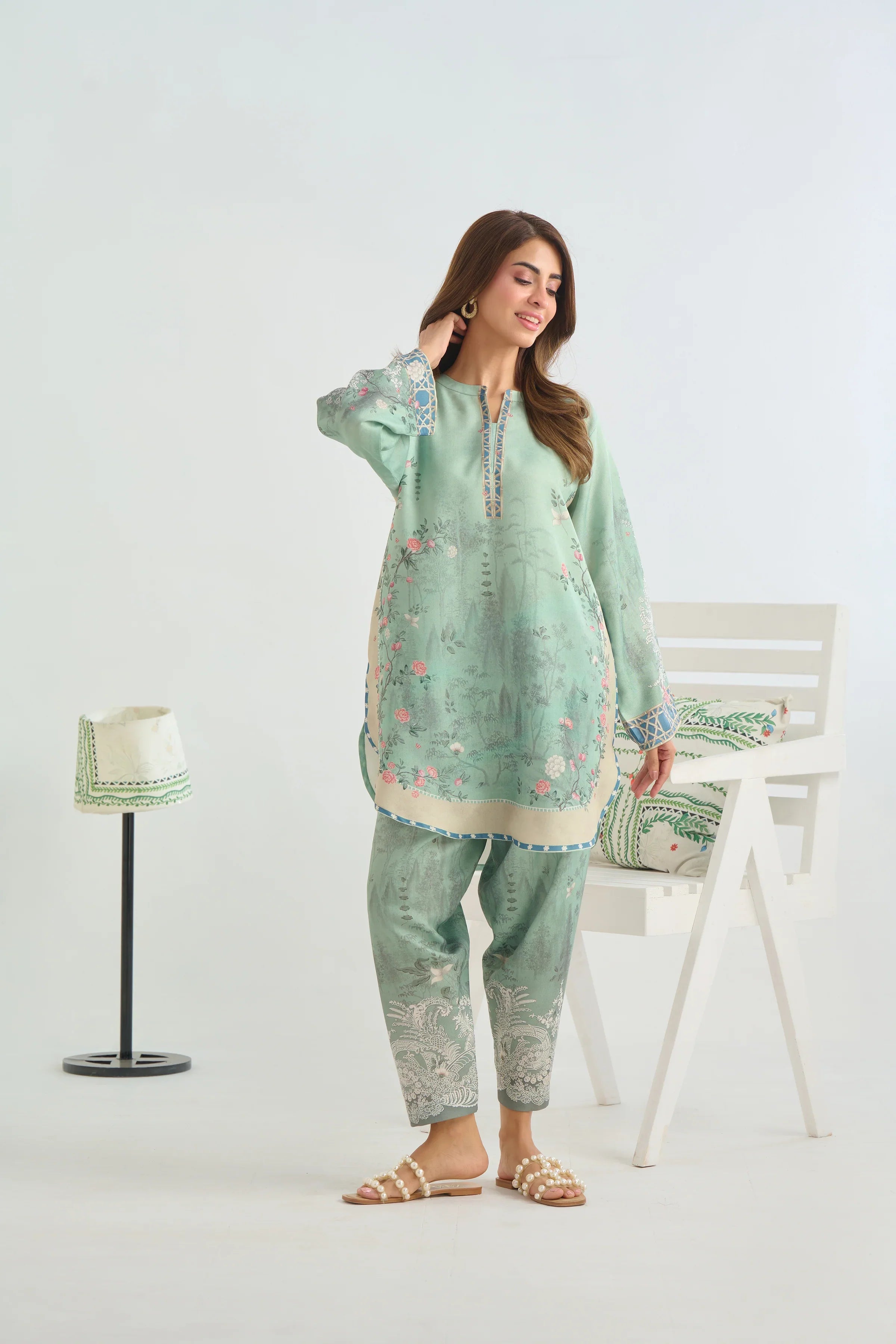 Floral Print 2-Piece Suit for Women – KC-00137
