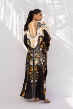Geometric Print Long Shirt Suit for Women – KC003