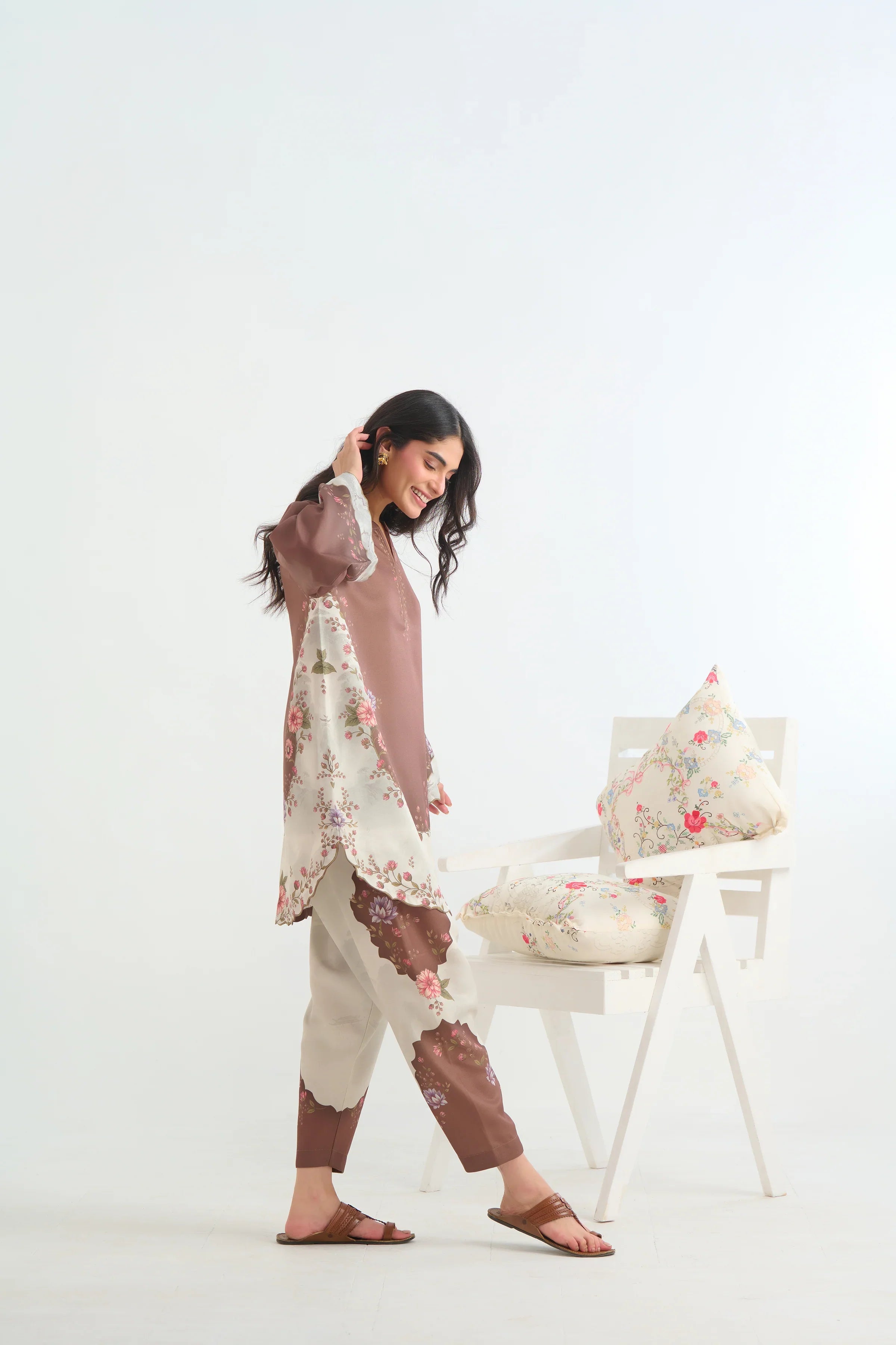 Floral Print 2-Piece Suit for Women – KC-00135