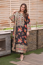 Floral Print 3-Piece Suit for Women – KC-0074
