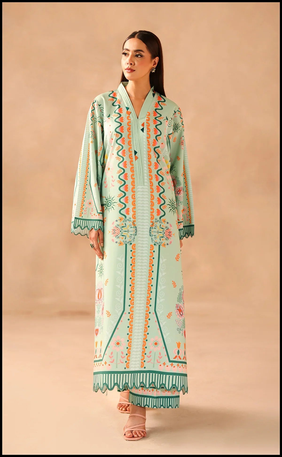 Floral Print 2-Piece Suit for Women – KC-0030