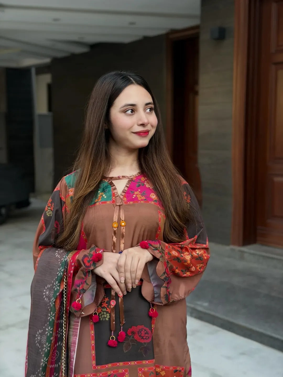 Floral Print 2-Piece Suit for Women – KC-0056