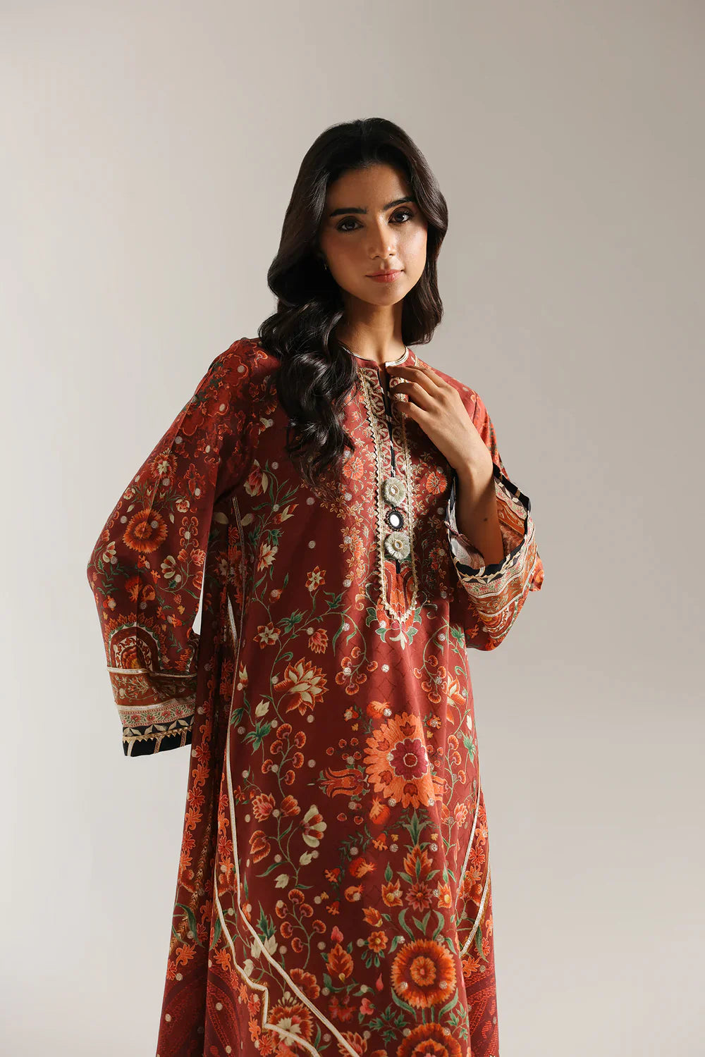 Floral Print 2-Piece Suit for Women – KC-0054