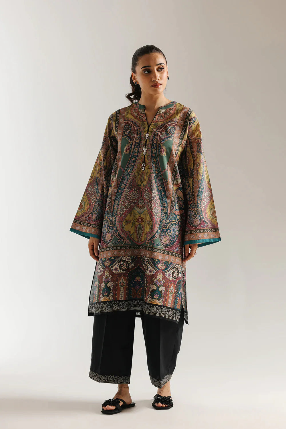 Floral Print 2-Piece Suit for Women – KC-0086
