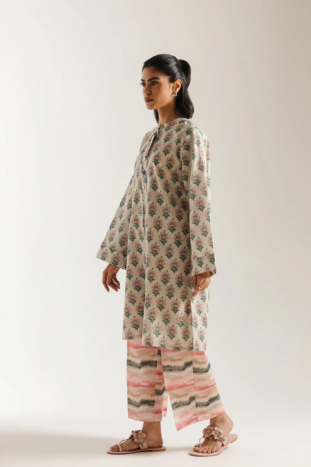 Floral Print 2-Piece Suit for Women – KC-00118