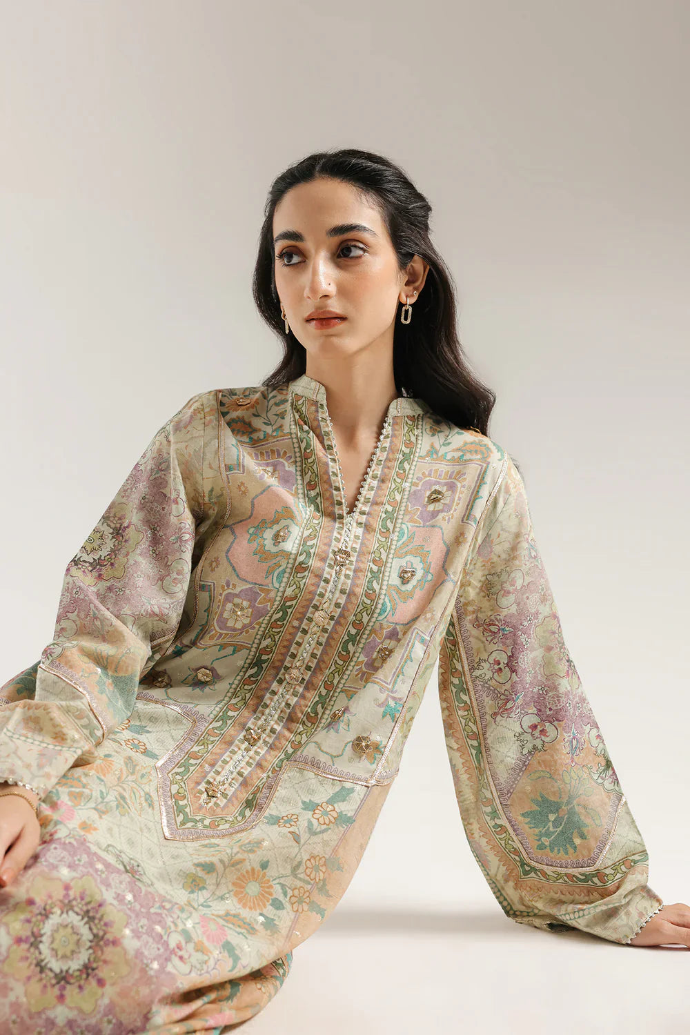 Floral Print 2-Piece Suit for Women – KC-0059