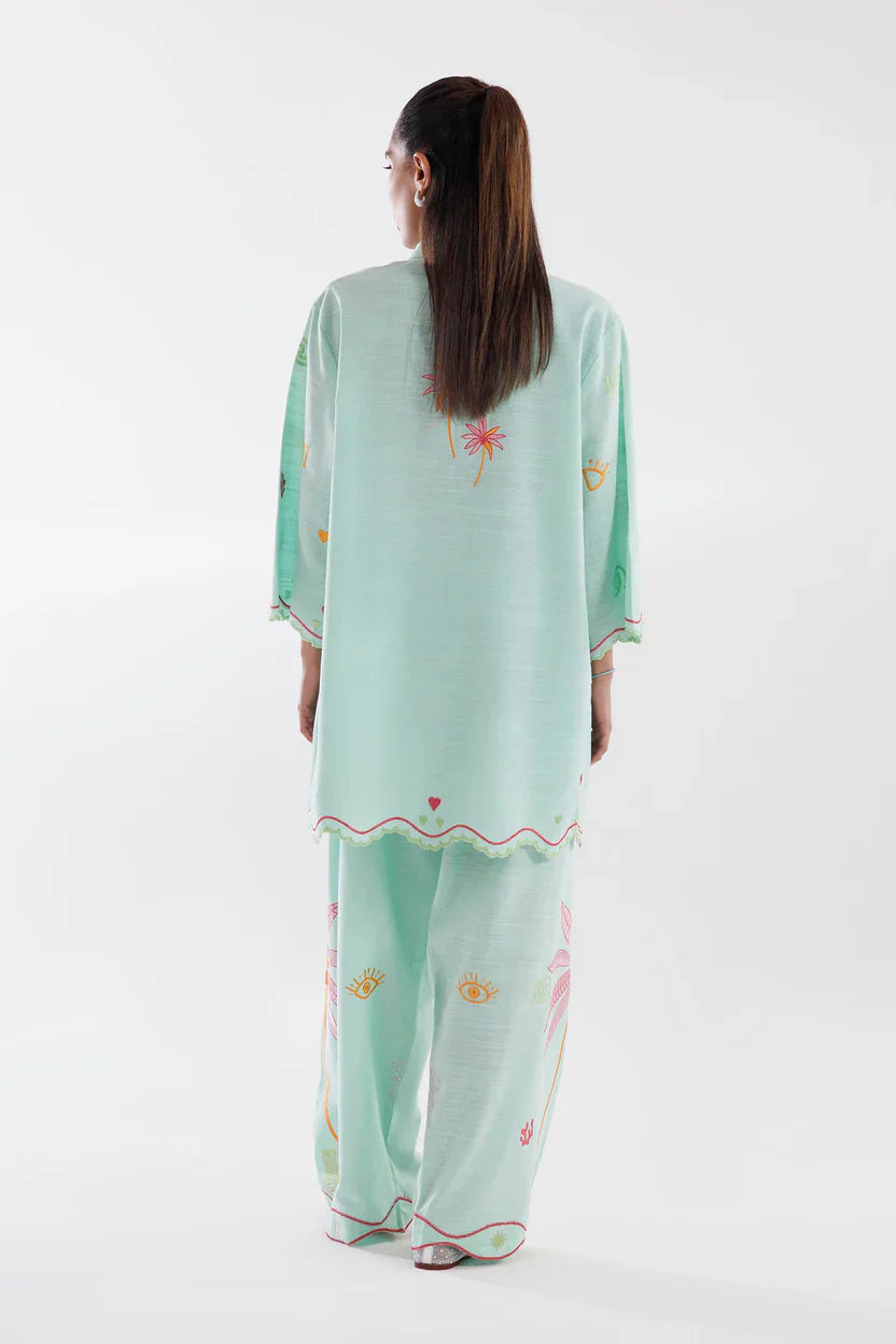 Floral Print 2-Piece Suit for Women – KC-00132
