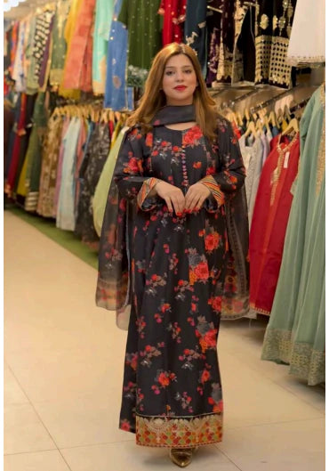 KC 0089-Embroidered 3 pec