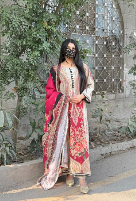 Floral Print 3-Piece Suit for Women – KC-0099