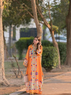 Floral Print Kaftan Suit for Women – KC-0021
