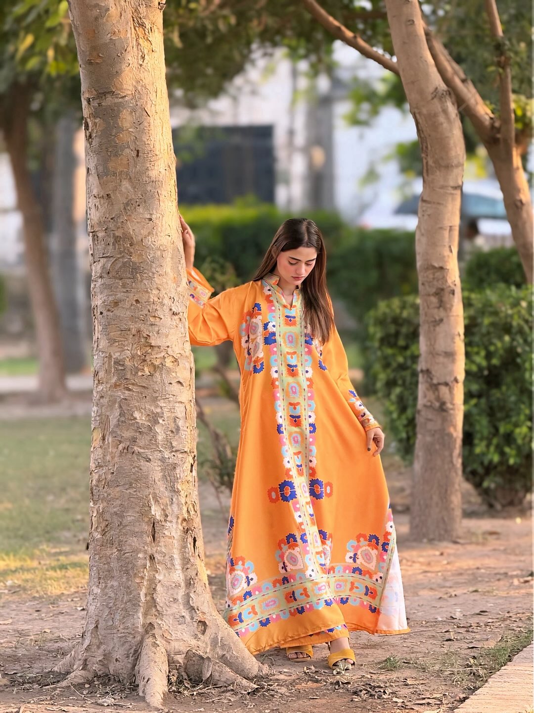 Floral Geometric Print 2-Piece Suit for Women – KC-0046
