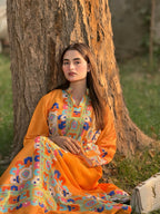 Floral Geometric Print 2-Piece Suit for Women – KC-0046