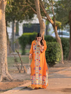 Floral Print Kaftan Suit for Women – KC-0021