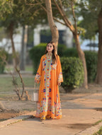 Floral Print Kaftan Suit for Women – KC-0021