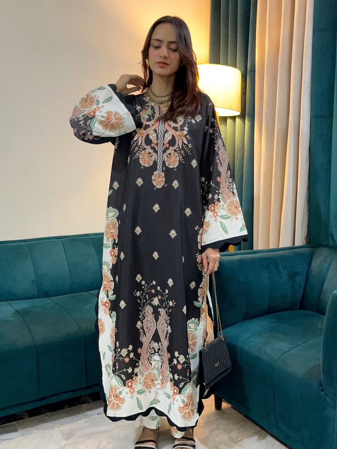 Floral Print 2-Piece Suit for Women – KC-0033