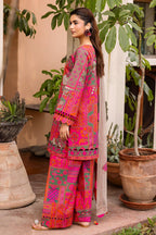 White Floral Print 2-Piece Suit for Women – KC-00110