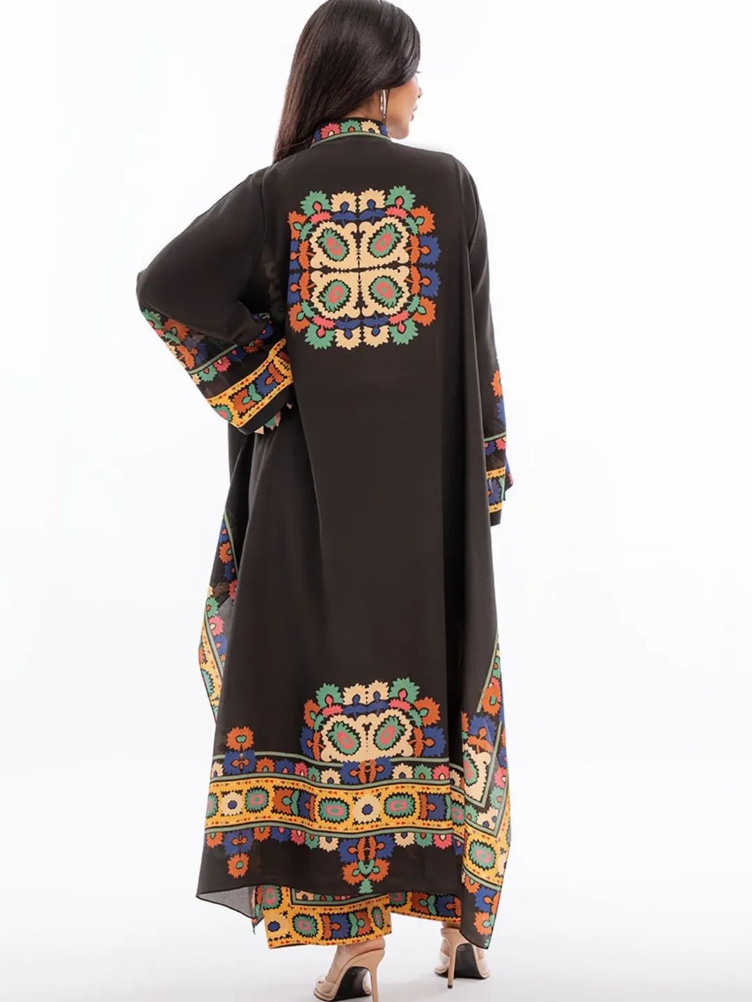 Floral Geometric Print 2-Piece Suit for Women – KC-0045
