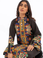 Floral Geometric Print 2-Piece Suit for Women – KC-0045