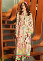 Floral Print Long Shirt Suit for Women – KC-007