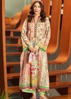 Floral Print Long Shirt Suit for Women – KC-007