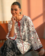 Floral Geometric Print 2-Piece Suit for Women – KC-0051