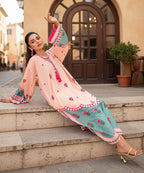 Floral Print Kaftan Suit for Women – KC-006