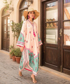 Floral Print Kaftan Suit for Women – KC-006