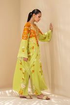 Geometric Print Long Shirt Suit for Women – KC-005