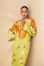 Geometric Print Long Shirt Suit for Women – KC-005